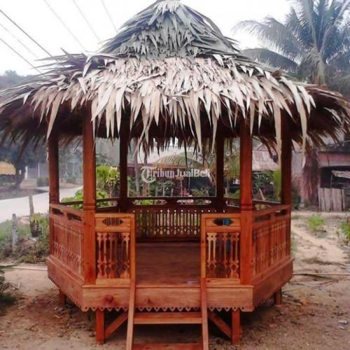 Rumah Kayu Bongkar Pasang Cocok Buat Hunian Atau Gazebo Harga Terjangkau - Ogan Ilir