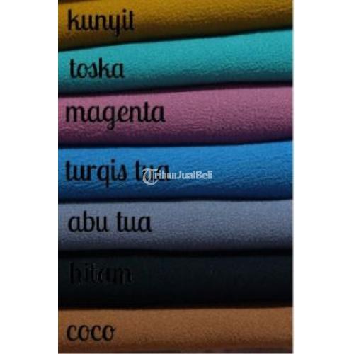Jilbab Instant Devy Diamond One Face Bahan Diamond Crepe Ada 11 Warna Menarik - Solo