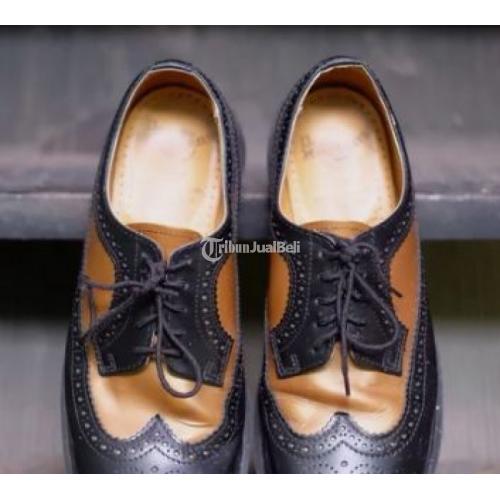 Sepatu Pantofel Pria DR Martens Black Copper Brown Army Sole Harga Miring - Jakarta Utara