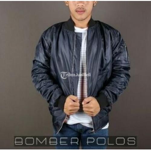 Jaket Bomber Polos Bahan Scoot Puma Harga Grosir dan Harga Eceran Size L - Bandung