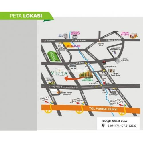 Apartemen Garden Vista Tanpa Bunga Cicilan Ringan SHM Dekat Tol Buah Batu - Bandung