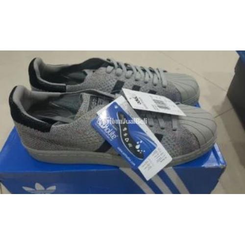 Sepatu Adidas Superstar 80s Primeknit Solid Grey Size 40 2/3 BNIB