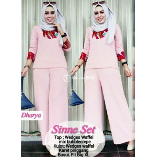 Baju Setelan Wanita Sinne Set Celana Kulot Terbaru Harga Murah - Surakarta