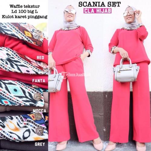 Baju Setelan Wanita Scania Set Tribal Celana Kulot Terbaru Harga Murah - Solo