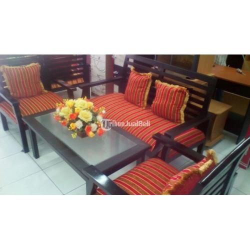 Furniture Mebel Meja Kursi Set Ruang Tamu Spring Bed Kredit Mudah - Semarang