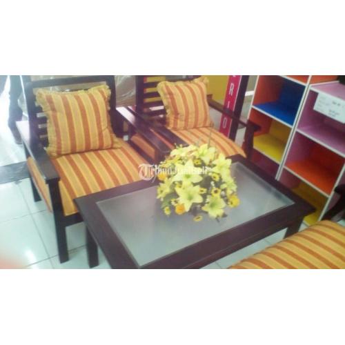 Furniture Mebel Meja Kursi Set Ruang Tamu Spring Bed Kredit Mudah - Semarang