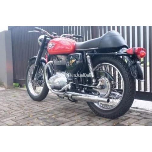 Motor Antik Klasik British Motorcycle BSA A50 Royal Star Kondisi Tinggal Gas - Jakarta