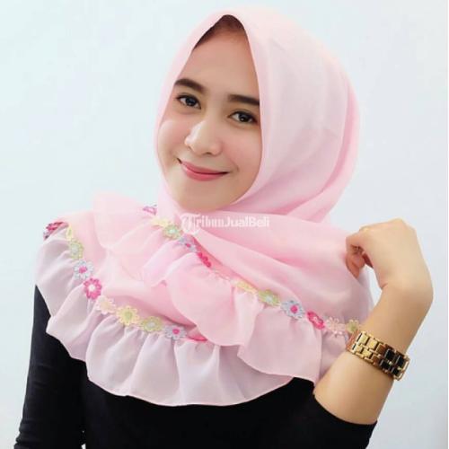 Jilbab Segiempat Rumbai Bahan Double Hycon di Surabaya - Tribun JualBeli