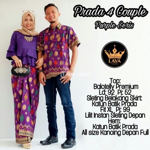 Baju Sarimbitan Batik Modern Cowok Cewek Prada 4 Couple Harga Murah - Solo