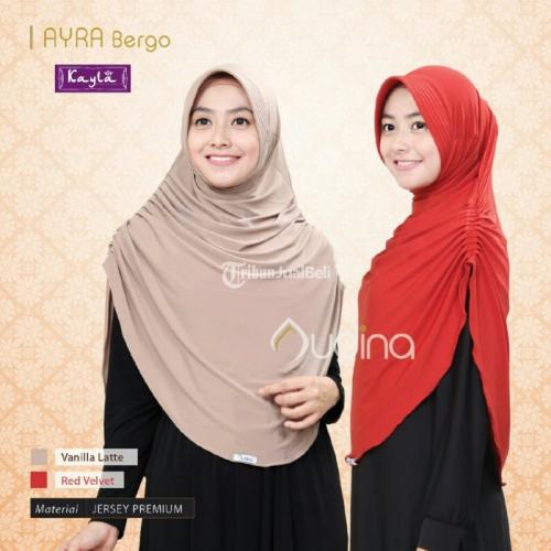 Jilbab Ayra Bahan Jersey Premium New Ada 6 Warna Terbaru - Solo