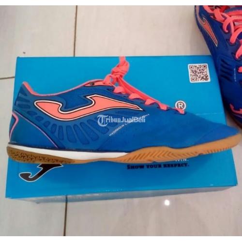 Sepatu Futsal "Joma Supersonic" Size 40 Warna Biru Pink Kondisi Sol Oke - Cilacap