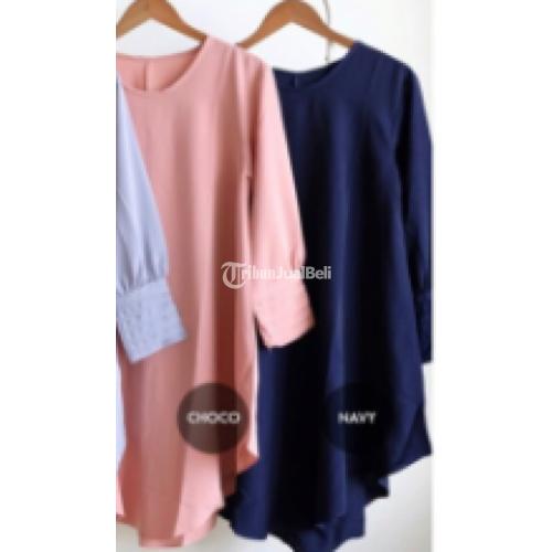 Baju Aliza Blouse Bahan Crepe Sofie New Ada 4 Warna Menarik - Solo