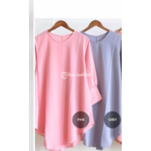 Baju Aliza Blouse Bahan Crepe Sofie New Ada 4 Warna Menarik - Solo