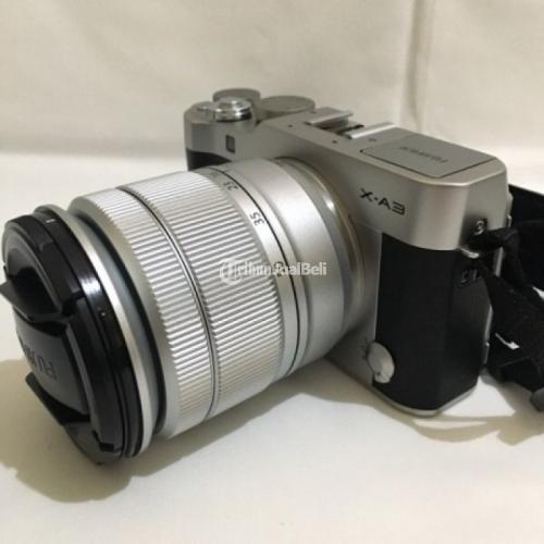 Kamera Mirrorless Fujifilm Xa3 Lensa Kit Silver Second Normal Murah di