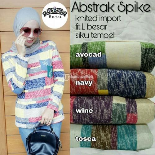 Abstrak Spike Bahan Knite Import Size Hingga L Besar Siku Tempel - Solo