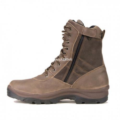 FS Sepatu Gunung Baru Warna Coklat Bahan Kulit Full Ukuran 40 s/d 43 Berkualitas Bagus - Bandung