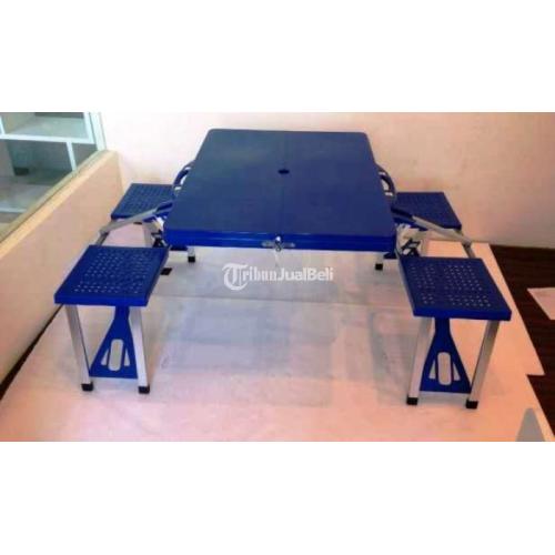 Meja Lipat Portable Murah Bahan Alumunium Kuat Cocok Untuk Mini Cafe Harga Murah - Jakarta Pusat