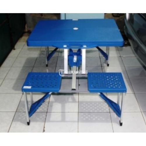 Meja Lipat Portable Murah Bahan Alumunium Kuat Cocok Untuk Mini Cafe Harga Murah - Jakarta Pusat