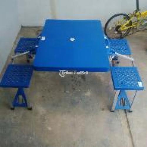 Meja Lipat Portable Murah Bahan Alumunium Kuat Cocok Untuk Mini Cafe Harga Murah - Jakarta Pusat