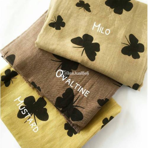 Buterfly Scarf Bahannya Viscone Halus Gampang Diatur - Surabaya