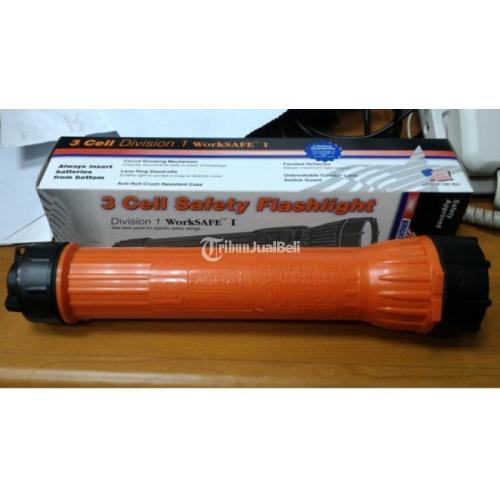 Lampe Torche BrightStar 2224FL étanche Orange - LED, 3 Piles D, Boîte Ouverte