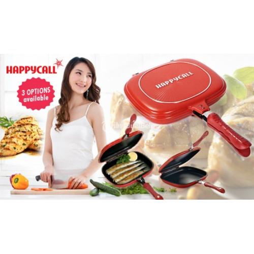 Jual Happy Call Double Pan Jumbo 32cm happycall double Pan Bolak Balik size  32cm