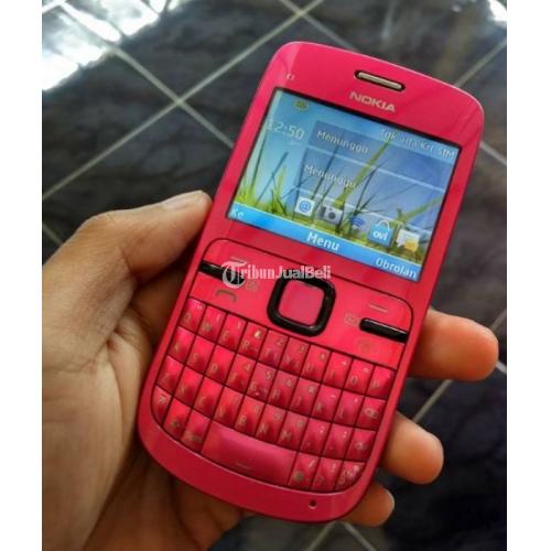 Nokia C3 Normal Bagus Fullset Mulus Baterai Awet Harga Murah Nett