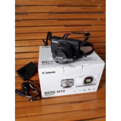 Kamera Mirrorless CANON EOS M10 Black Second Harga Murah di Jakarta