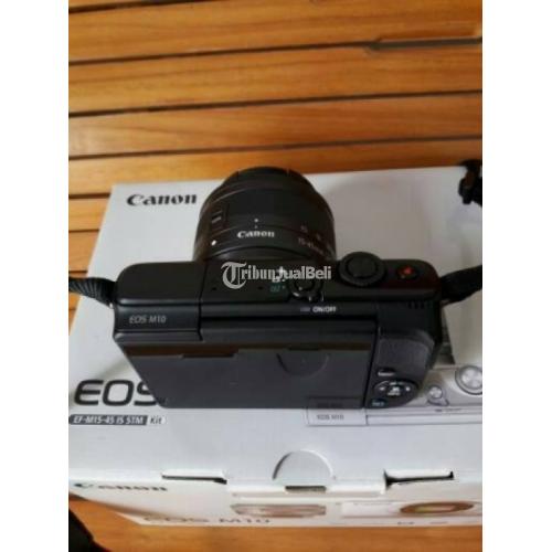 Kamera Mirrorless CANON EOS M10 Black Second Harga Murah di Jakarta