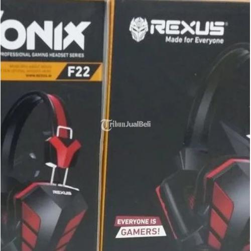 HEADSET gaming REXUS Baru With Box Suara Mantap di Bandung