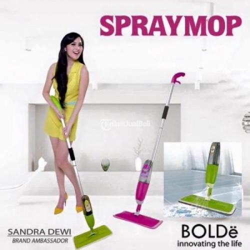 Alat Pel Lantai Semprot Spray Mop with Microfiber Mop Alat Kebersihan Bolde Murah - Jakarta Pusat
