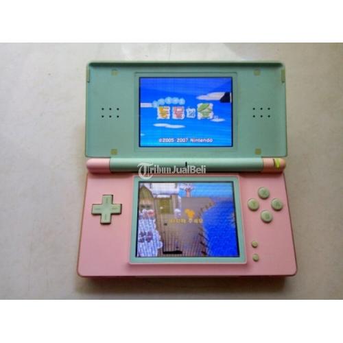 Nintendo DS Lite Pink Green Second Harga Murah Normal di Jakarta