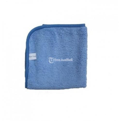 Microfiber Super Premium Towel - Warna Blue Sempurna Untuk Pengeringan - Semarang