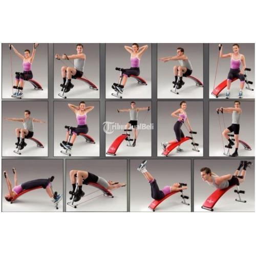 Alat Fitness Sit Up Bench Peralatan Gym Bentuk Otot Six Pack - Main Image