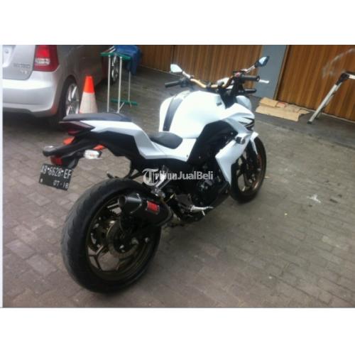 Kawasaki Ninja Z250 AB Tahun 2013 Warna Putih Murah di Yogyakarta