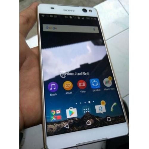 Sony C5 Ultra Dual Bekas Batangan Warna Putih Kamera Oke Tinggal Pakai