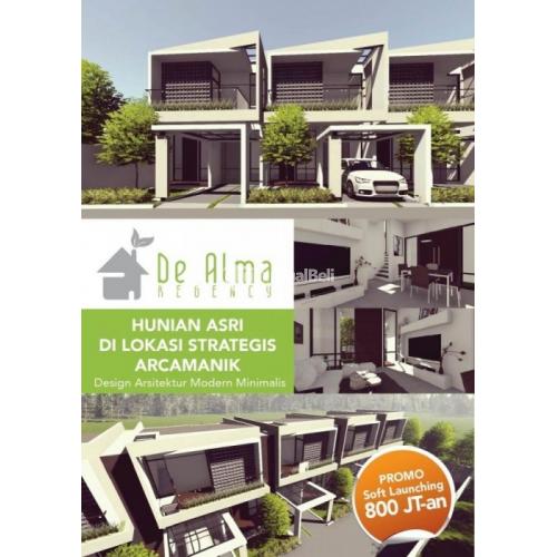 Rumah Minimalis Modern De Alma Hunian Nyaman Cocok Investasi Harga Murah - Bandung