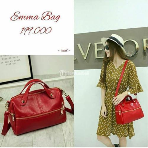JH EMMA BAG Tas Wanita Model Baru Bahan Kulit Jeruk Grade A Berkualitas - Madiun