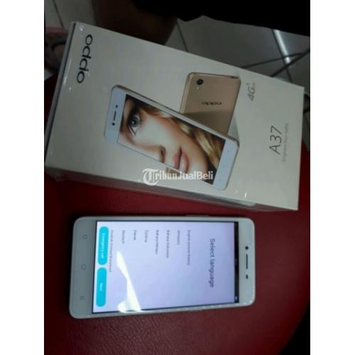 Handphone 4G Murah Oppo A37 Seken Normal Fullset Mulus Siap Pakai di