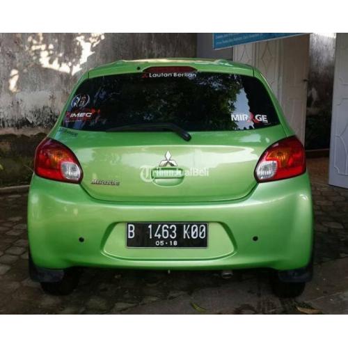 Mitsubishi Mirage Tahun 2013 Hijau Metalik Mulus Manual Bagus Interior Rapi - Jakarta Pusat
