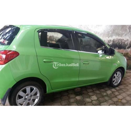 Mitsubishi Mirage Tahun 2013 Hijau Metalik Mulus Manual Bagus Interior Rapi - Jakarta Pusat
