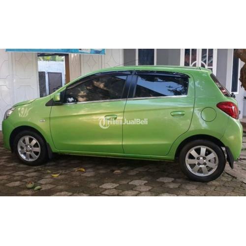 Mitsubishi Mirage Tahun 2013 Hijau Metalik Mulus Manual Bagus Interior Rapi - Jakarta Pusat
