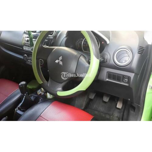 Mitsubishi Mirage Tahun 2013 Hijau Metalik Mulus Manual Bagus Interior Rapi - Jakarta Pusat
