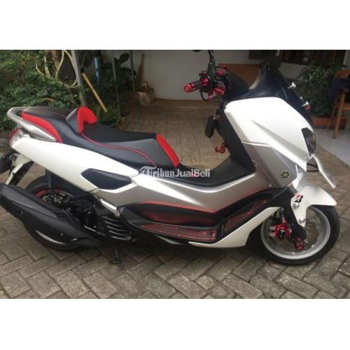 Yamaha Nmax non ABS 2016 modifikasi warna putih Surat lengkap Tinggal