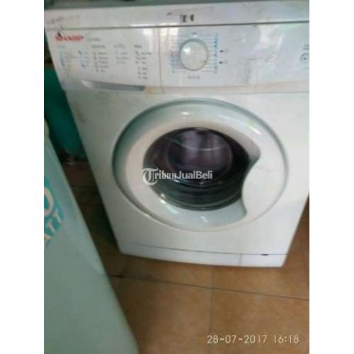 Mesin Cuci Frontloading Murah Merk Sharp Bekas Normal Siap Pakai Usaha