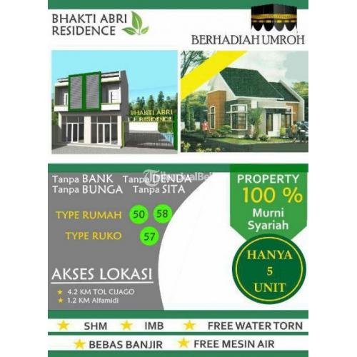 Perumahan Syariah Cluster Bhakti Abri, Harga Murah Lokasi Strategis - Depok