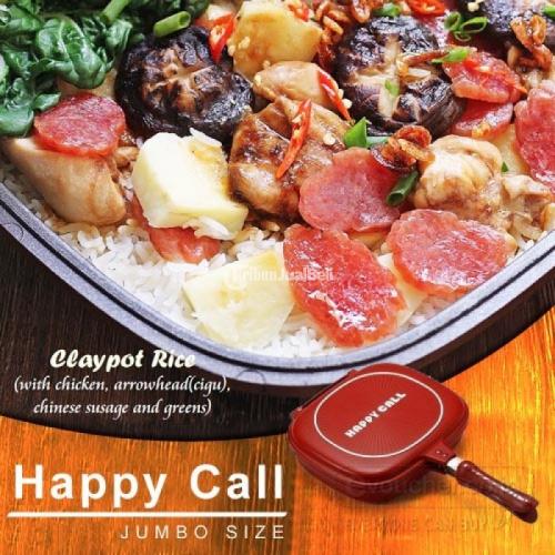 Jual Happy Call Double Pan Jumbo 32cm happycall double Pan Bolak Balik size  32cm