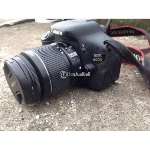 DSLR Canon Eos 600D kit 18di55 IS II Kamera Bekas Normal Fullset Murah ...