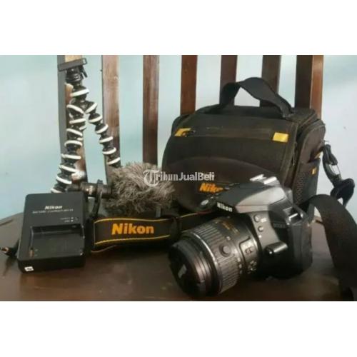 Kamera DSLR Nikon D3300 Fullset Beat + Rode Video Micro Siap Motret - Surabaya