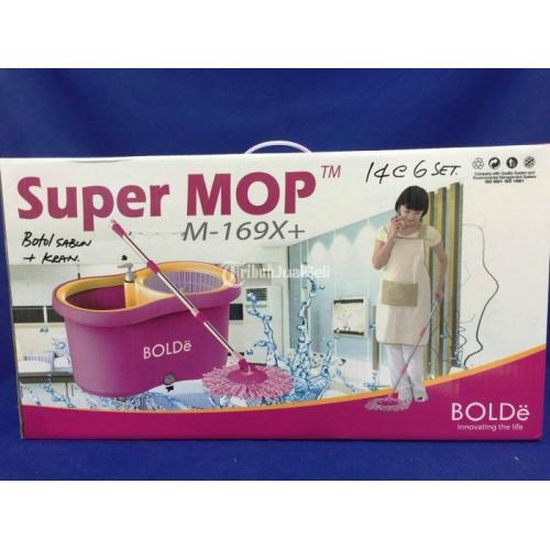 Supermop Bolde M169x Plus Alat Pel Lantai Modern dengan Pembuangan Air - Jakarta Pusat